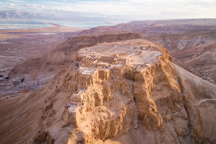 Archäologische Stätte in Masada, Israel