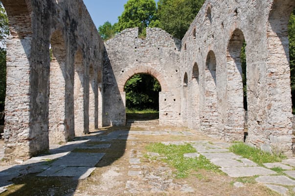 Albanien: Basilika in Buthroton