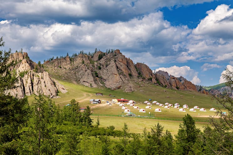 Nomaden in der Mongolei