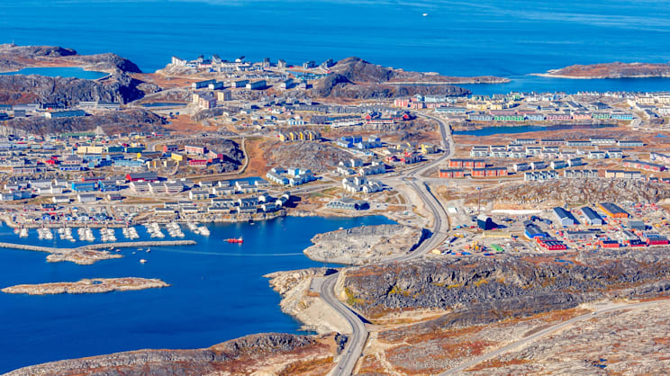 Nuuk: Luftaufnahme