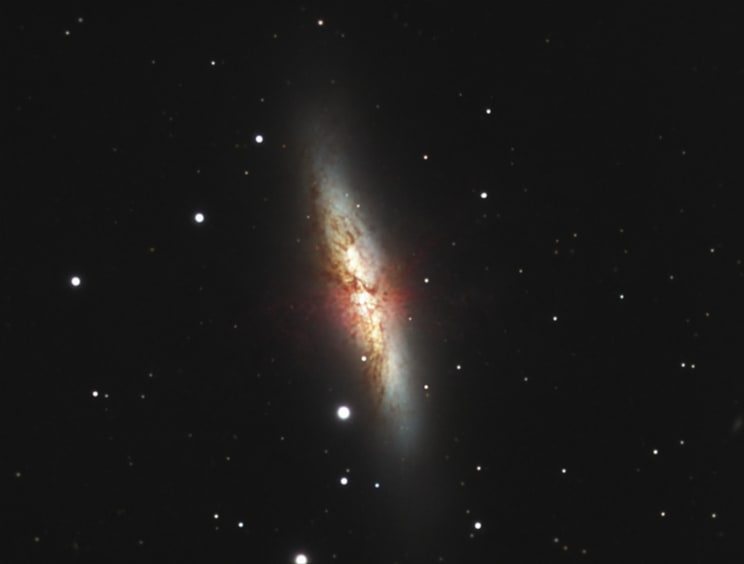Spiralgalaxie: M82