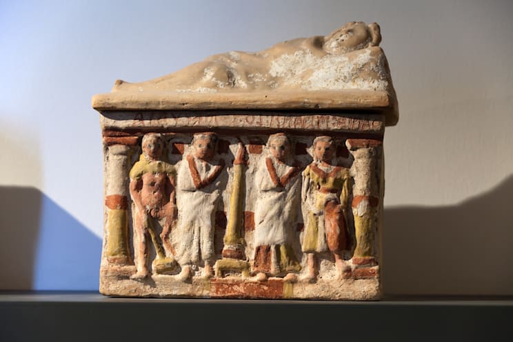 Etrusker: Sarkophag aus Chiusi