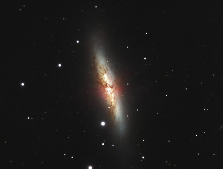 Spiralgalaxie: M82