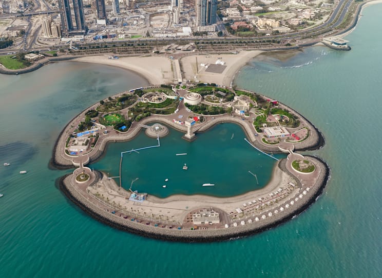 Kuwait: Grüne Insel