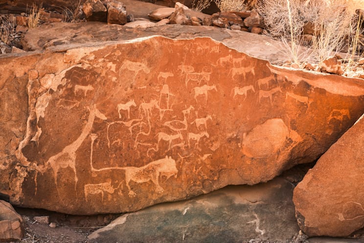 Namibia: Felsgravuren von Twyfelfontein