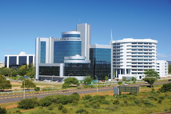 Gaborone: Regierungsgebäude