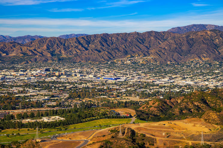 Burbank: Luftaufnahme