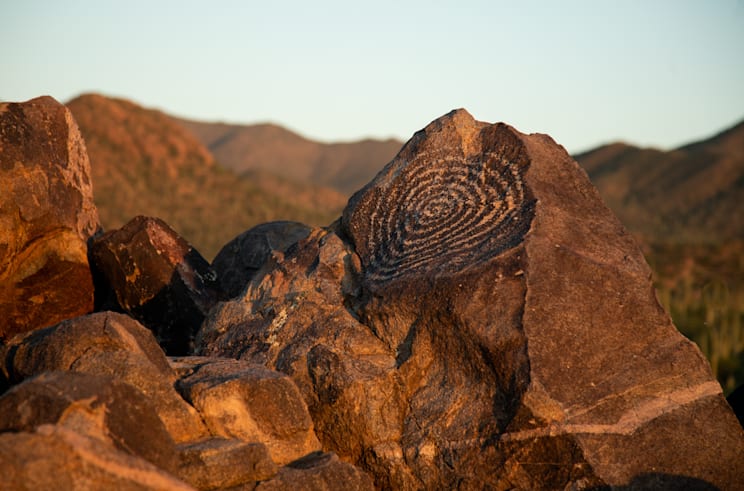 Saguaro National Park: Felszeichnungen