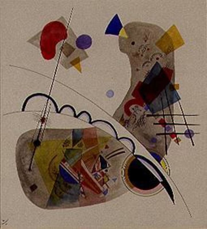 Wassily Kandinsky. Graue Form, 1922. 