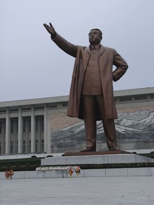 Statue Kim Il Sungs in Pjöngjang