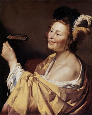 Gerrit van Honthorst: »Die Lautenspielerin«