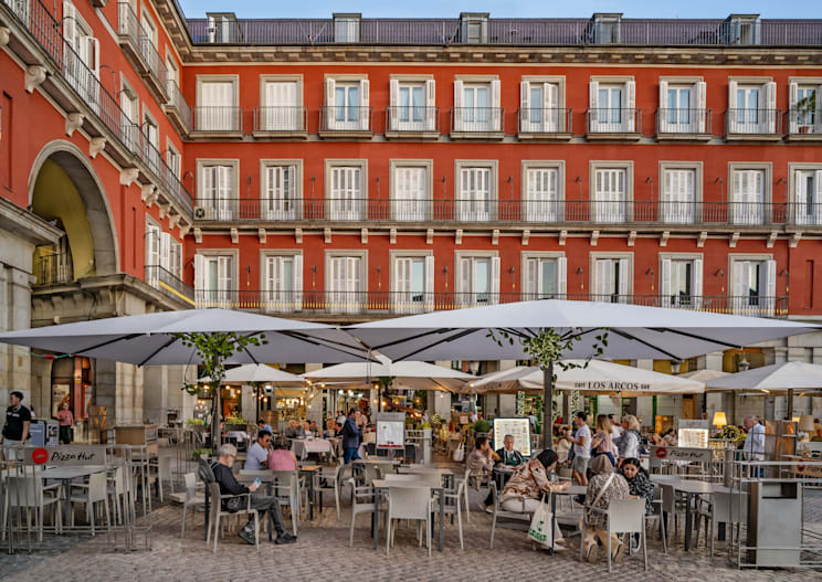 Tourismus: Plaza Mayor in Madrid