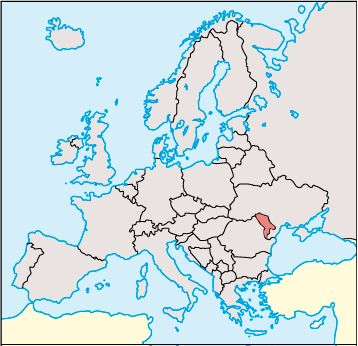 Lagekarte Moldawien