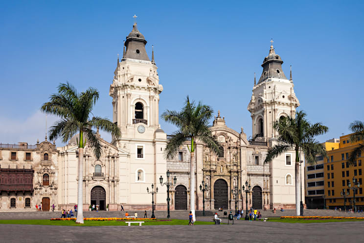 Ansicht der Kathedrale in Lima