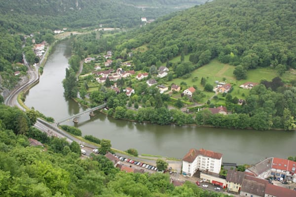 Franche-Comté: der Doubs bei Besançon