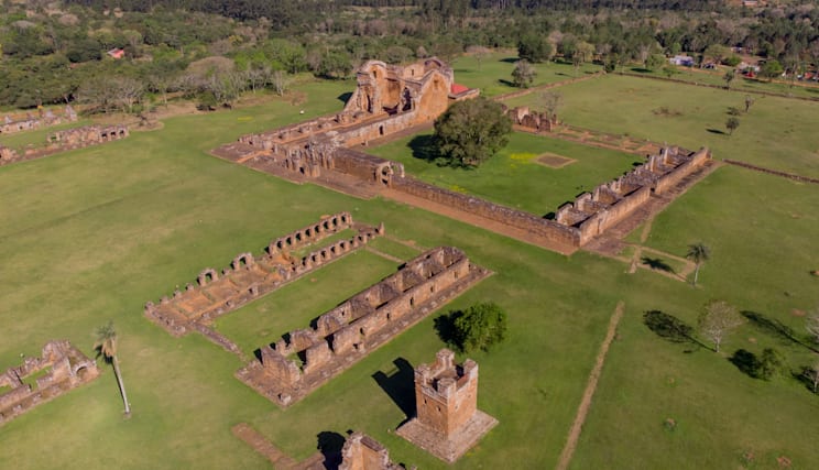 Überreste der Jesuitenmission Santísima Trinidad del Paraná in Paraguay