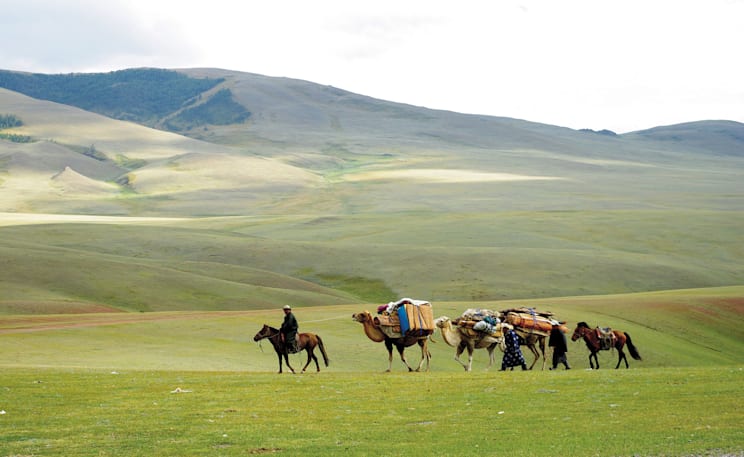 Nomaden in der Mongolei