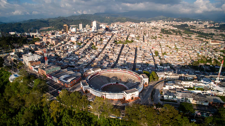 Manizales: Stadtansicht