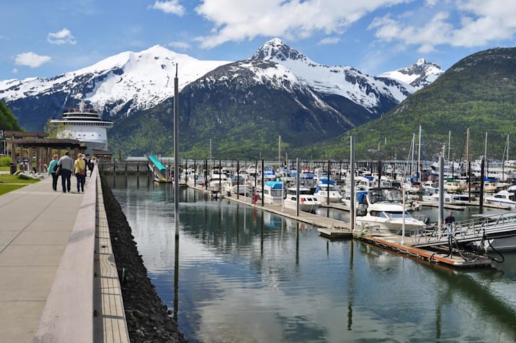 Skagway. Hafen