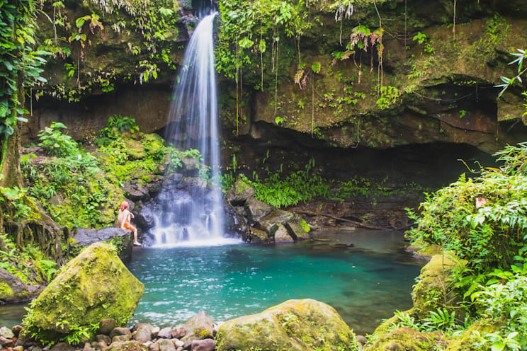 „Middleham Falls“ im Morne-Trois-Pitons-Nationalpark