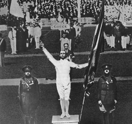 Olympischer Eid: Victor Boin (1920 in Antwerpen)