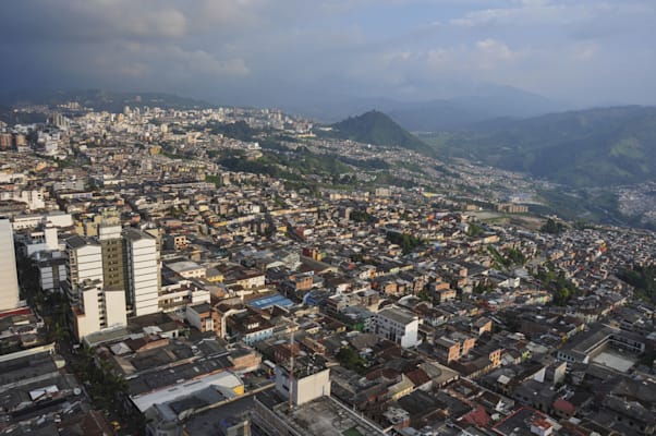 Manizales: Stadtansicht