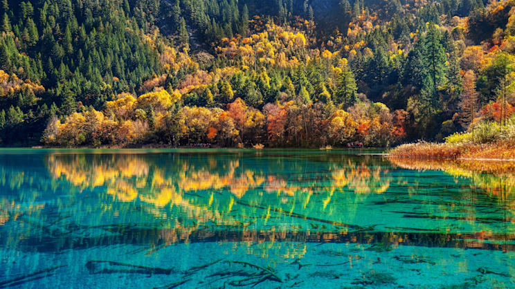 Gewässer im Jiuzhaigou-Nationalpark