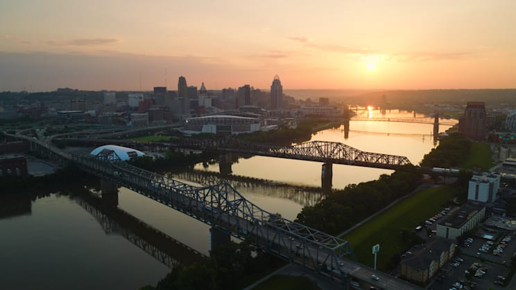 Ohio River: Luftaufnahme