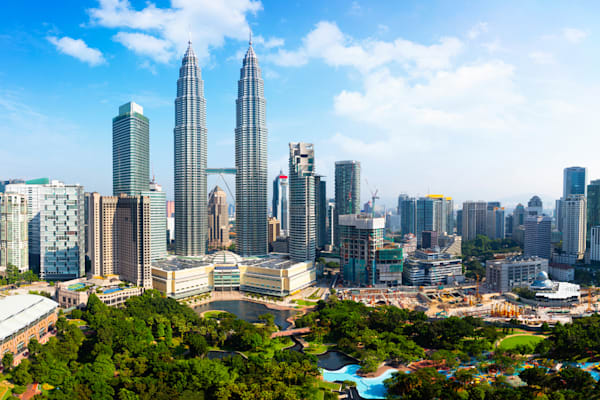 Petronas Towers in Kuala Lumpur