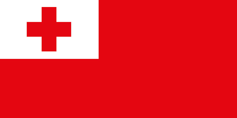 Tonga: Flagge