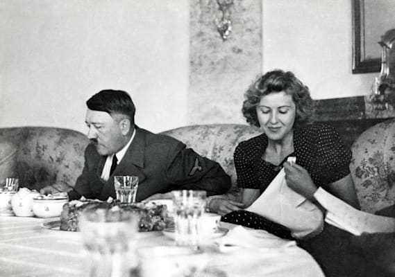 Eva Braun und Adolf Hitler