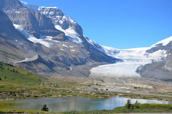 Columbia Icefield: Athabasca Gletscher