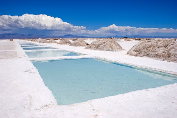 Salinas Grandes: Salzwasserbecken