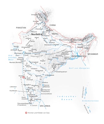 Kirchen und Klöster von Goa