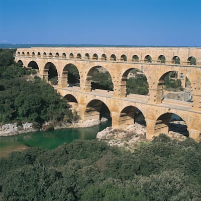 Aquädukt: Pont du Gard