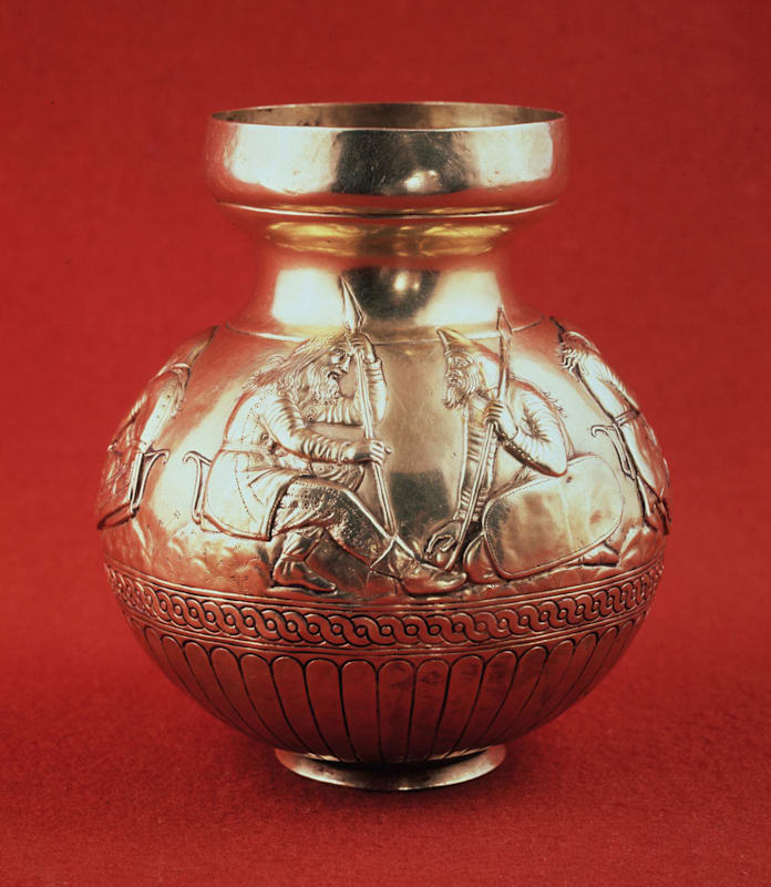 Skythische Kunst: Becher mit Reliefdarstellung