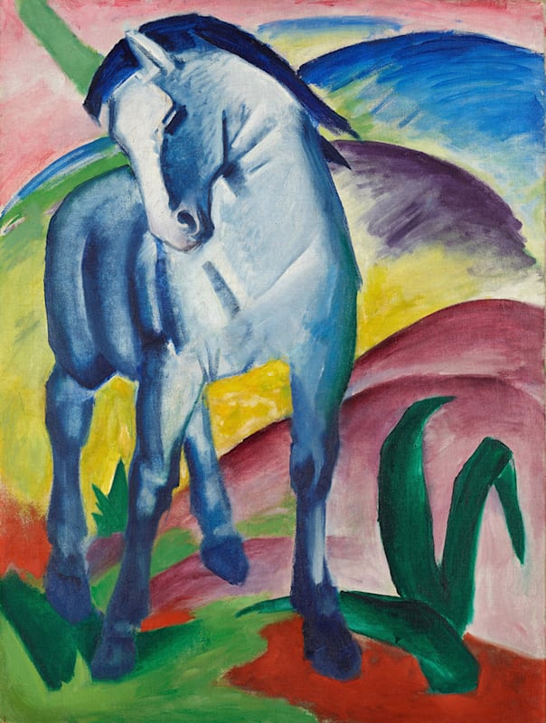 Franz Marc. Blaues Pferd I, 1911.