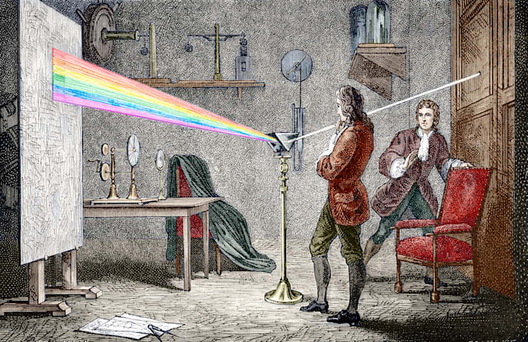 Isaac Newtons Lichtversuch