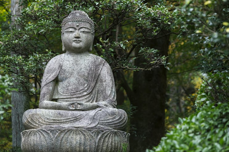 Buddha-Statue in der Kaiserstadt Kyoto in Japan