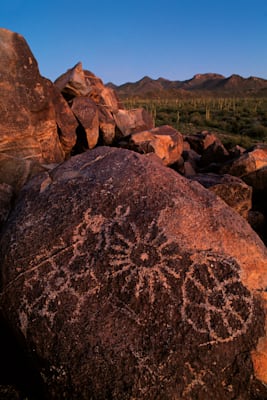 Saguaro National Park: Felszeichnungen