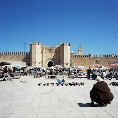 Fès: Place Baghdadi und Bab ech-Chorfa