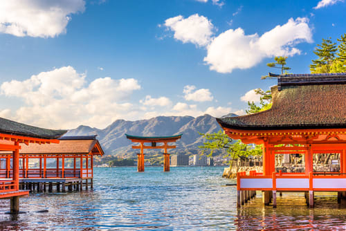 Itsukushima-Schrein auf der Insel Miyajima