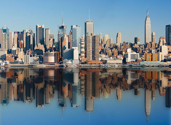 New York City: Skyline von Manhattan