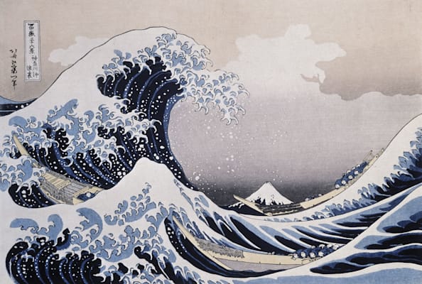 Katsushika Hokusai: »Die große Welle vor Kanagawa«