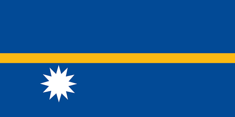 Nauru: Flagge