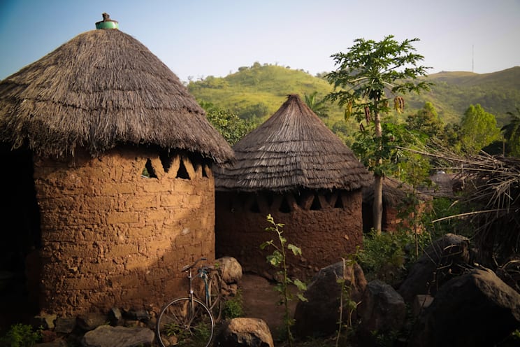 Togo: traditionelle Häuser