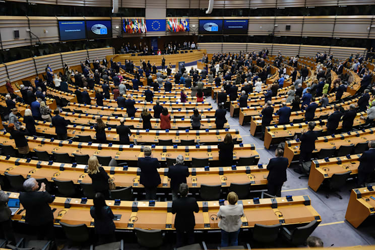 Plenarsaal des Europäischen Parlaments