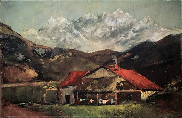 Gustave Courbet: »Eine Hütte in den Bergen«