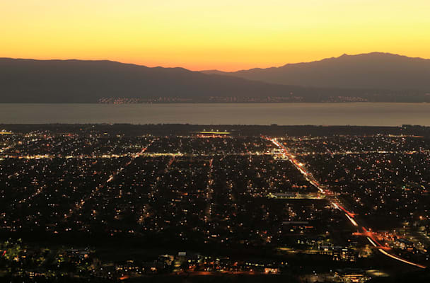 Provo: Stadt bei Nacht