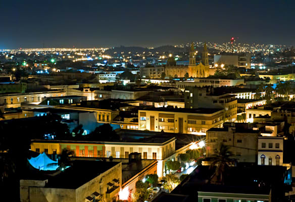 Mazatlán: Beleuchtete Stadt